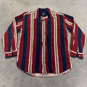 Striped Red and Blue Men's Shirt